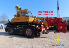 XE CẨU BÁNH LỐP CẦN THẲNG 22 TẤN KATO KR-22